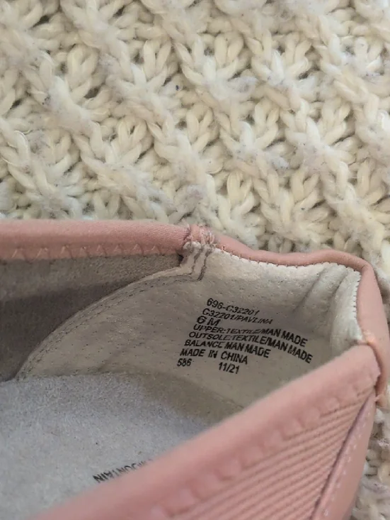 Cliffs by WHITE MOUNTAIN Pink Knit Pavlina Comfort Flats Size 6 NEW NWT - Picture 12 of 15